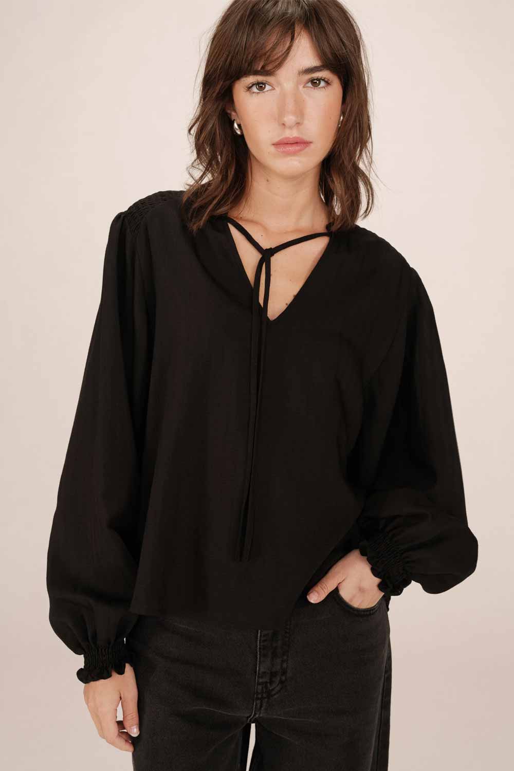 BLOUSE SERINDA NOIR