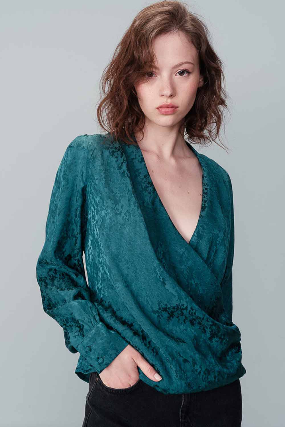 BLOUSE NONNA VERT