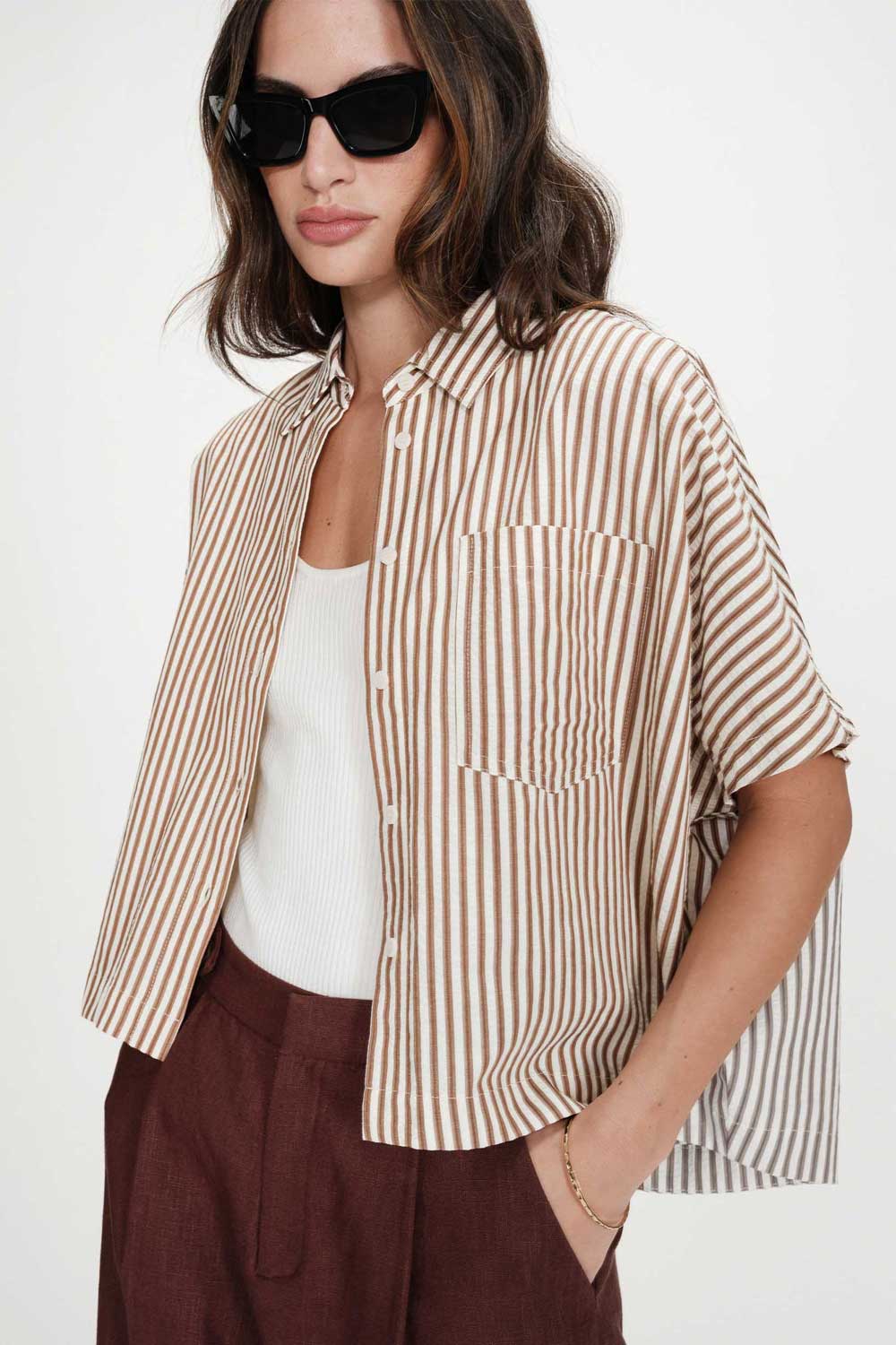 CHEMISE VERCIA MOCHA