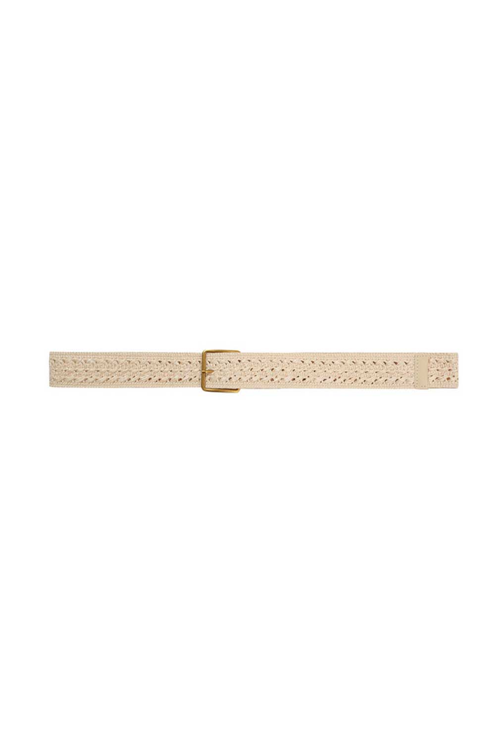 CEINTURE PASTILLE ÉCRU